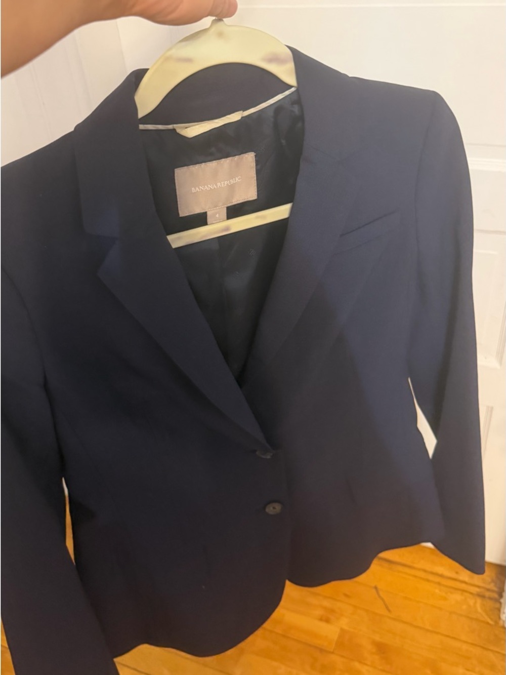 Banana Republic Navy Women's Tailored Blazer